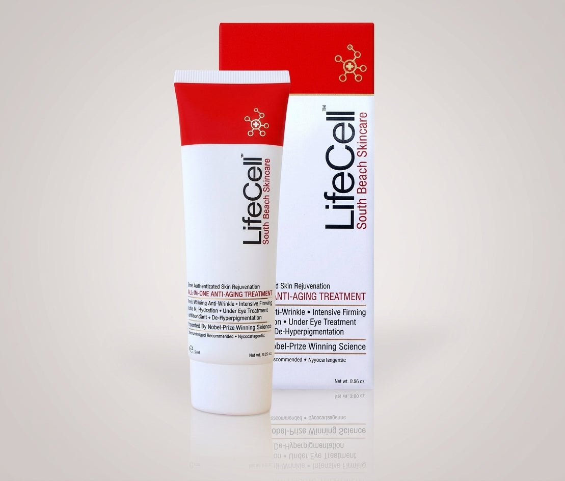 LifeCell All-In-One Anti-Aging Treatment – Anti-Wrinkle & Firming Cream (2.5 oz / 75ml)
