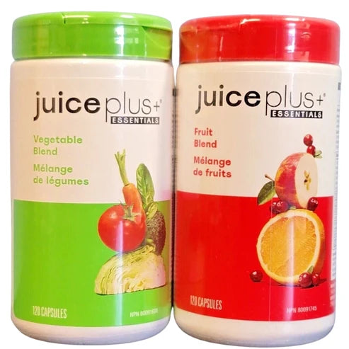 Juice Plus+ Fruit & Vegetable Blend Capsules – 120 Fruit & 120 Vegetable Capsules (240 Total Capsules)