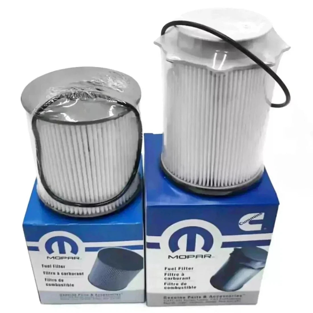 Genuine OEM Mopar Diesel Fuel Filter Set - Ram 2500 3500 4500 (68436631AA / 68157291AA)