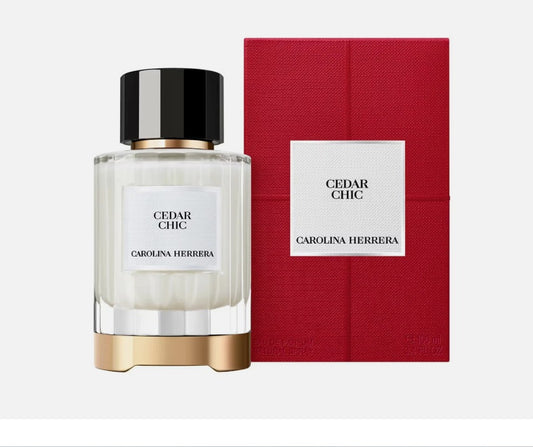 Carolina Herrera Cedar Chic Eau De Parfum – 100ml (3.4 fl. oz.) Long-Lasting Elegant Woody & Spicy Fragrance