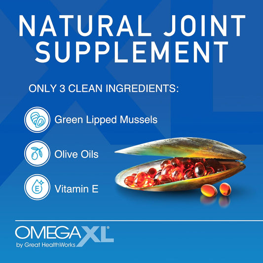 Omega XL Joint Supplement | Green-Lipped Mussel Extract | 300 Capsules