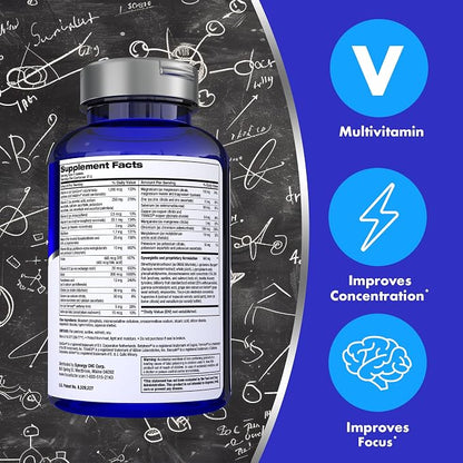 Focus Factor Brain Nutrition Supplement - Memory, Focus & Concentration Support - 180 Tablets