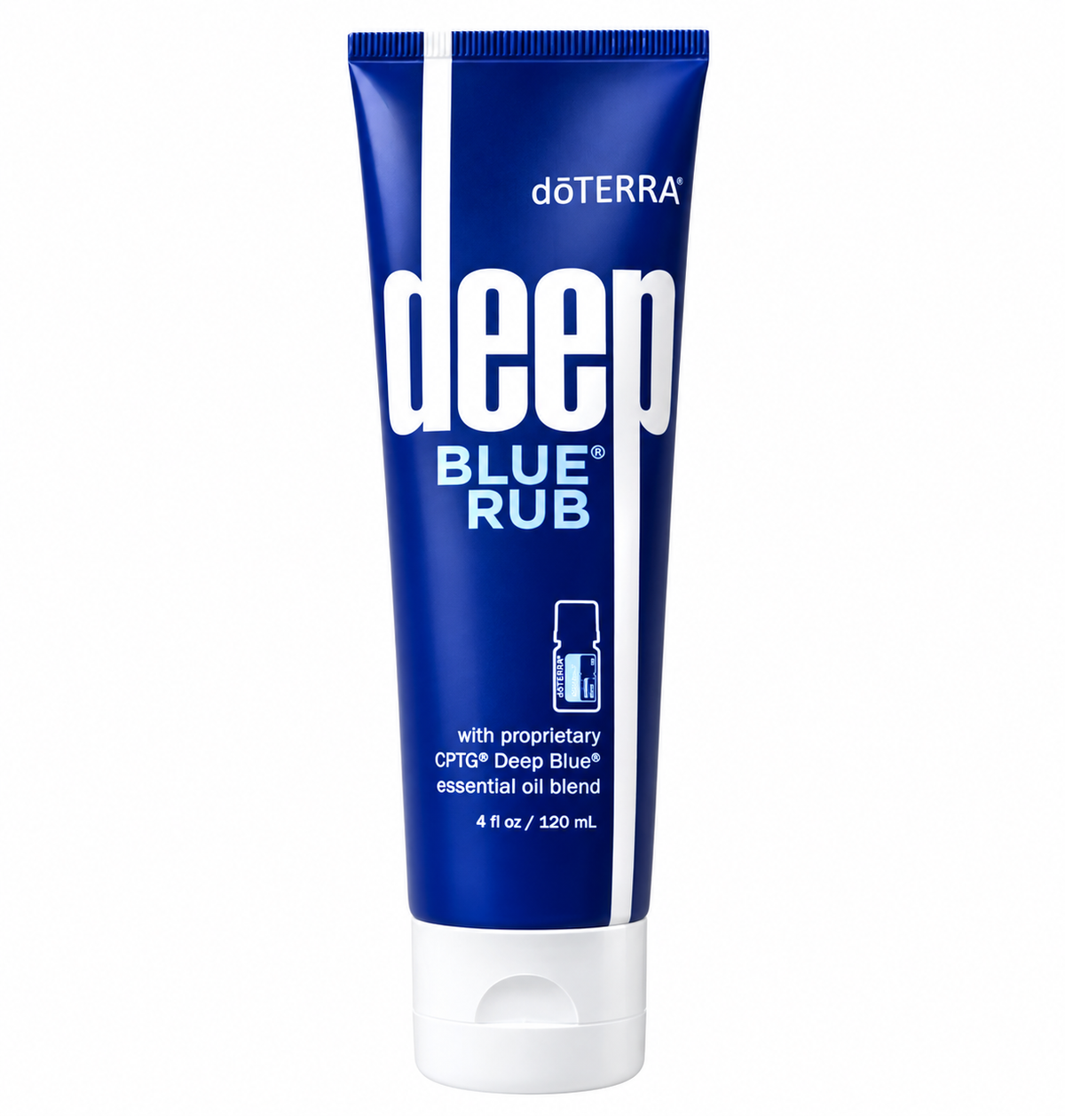 doTERRA Deep Blue Rub 4 fl oz / 120 mL – Soothing Essential Oil Blend Topical Rub