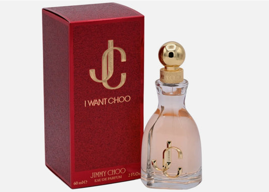Jimmy Choo I Want Choo Eau De Parfum – 60ml (2.0 fl. oz.) Long-Lasting Warm Amber Floral Fragrance For Women