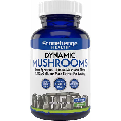 Stonehenge Health Dynamic Mushroom Complex - 60 Veggie Capsules