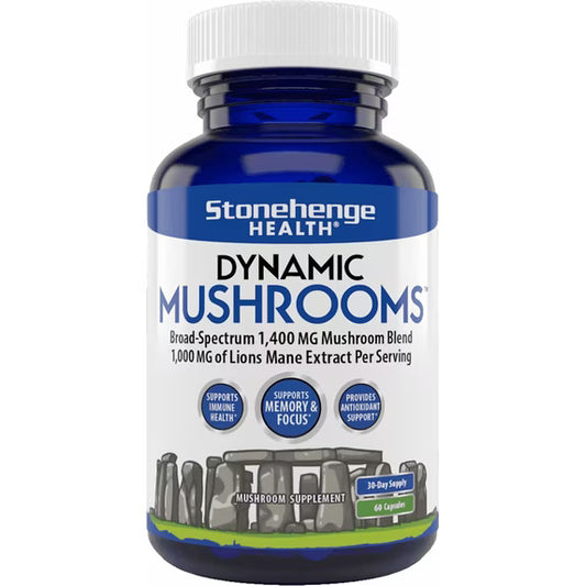 Stonehenge Health Dynamic Mushroom Complex - 60 Veggie Capsules