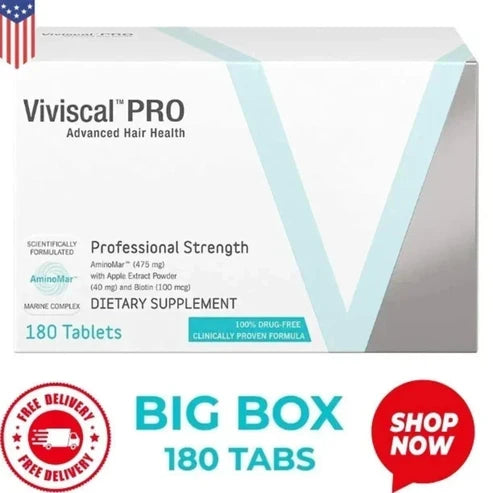 VIVISCAL PRO -Professional Hair Growth Tablets 180 Exp. 12/2027