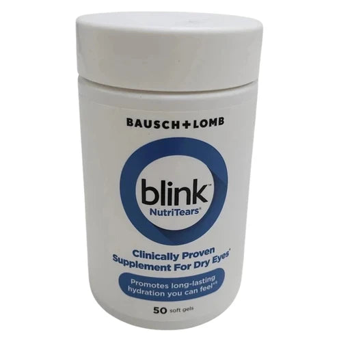 Blink NutriTears Supplement for Dry Eyes Softgels – 50 Count