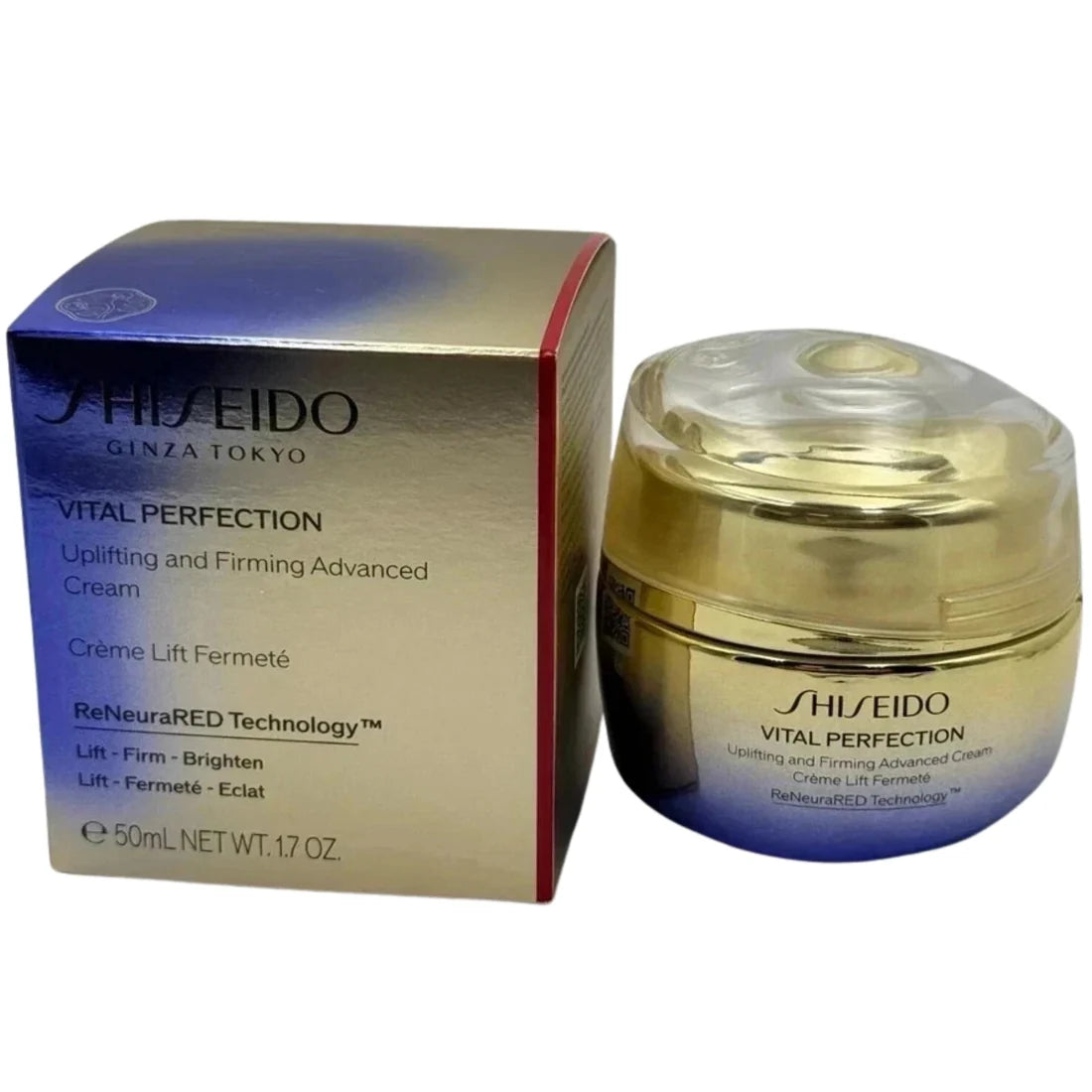 Shiseido Vital Perfection Uplifting and Firming Advanced Cream - 1.7 oz / 50 ml - New in Box