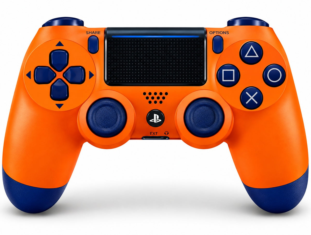 Official Sony DualShock 4 Wireless Controller for PS4 - Sunset Orange