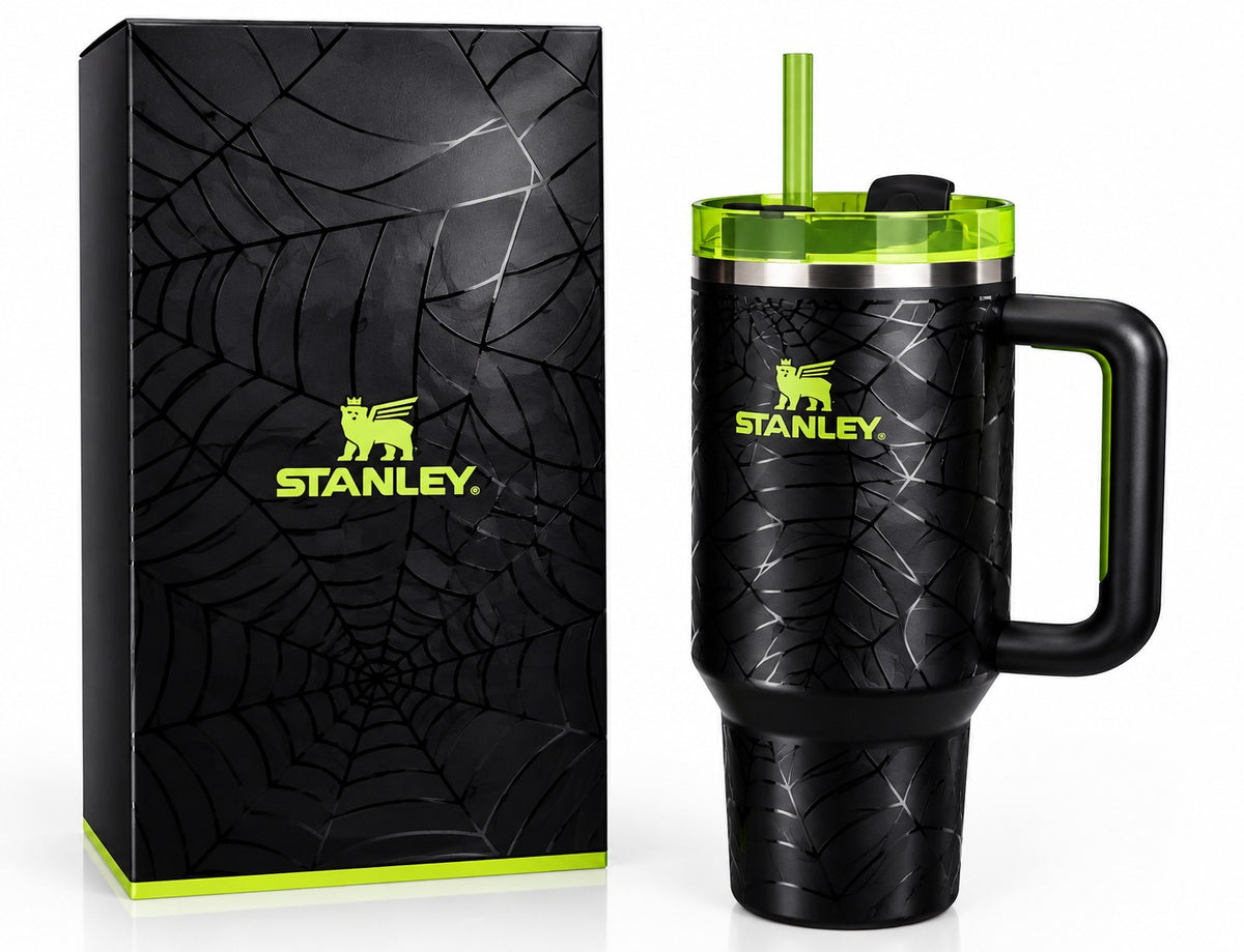 Stanley The Quencher H2.0 FlowState Tumbler - Spider Web Halloween Edition 40 oz