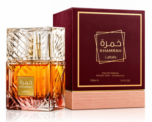Lattafa Khamrah Eau De Parfum – 100ml (3.4 fl. oz.) Unisex Long-Lasting Fragrance