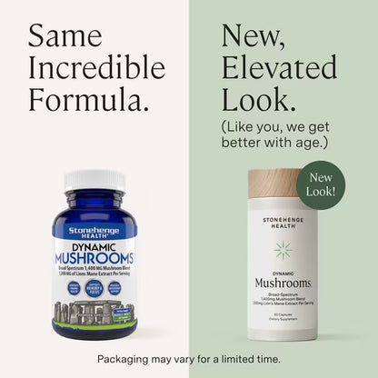 Stonehenge Health Dynamic Mushroom Complex - 60 Veggie Capsules