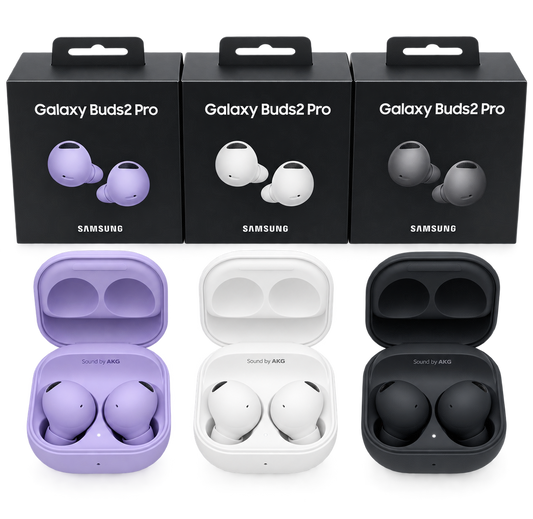 Samsung Galaxy Buds2 Pro Wireless Earbuds with Charging Case – Noise Cancelling Bluetooth Earphones