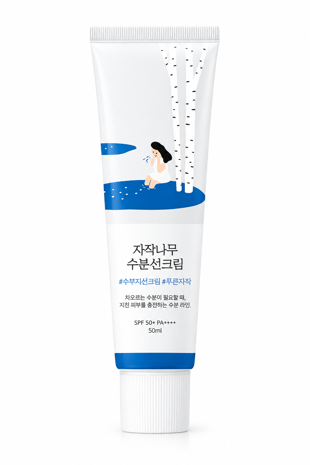 Birch Juice Moisturizing Sunscreen SPF 50+ PA++++ 50ml – Hydrating Korean Face Sunscreen