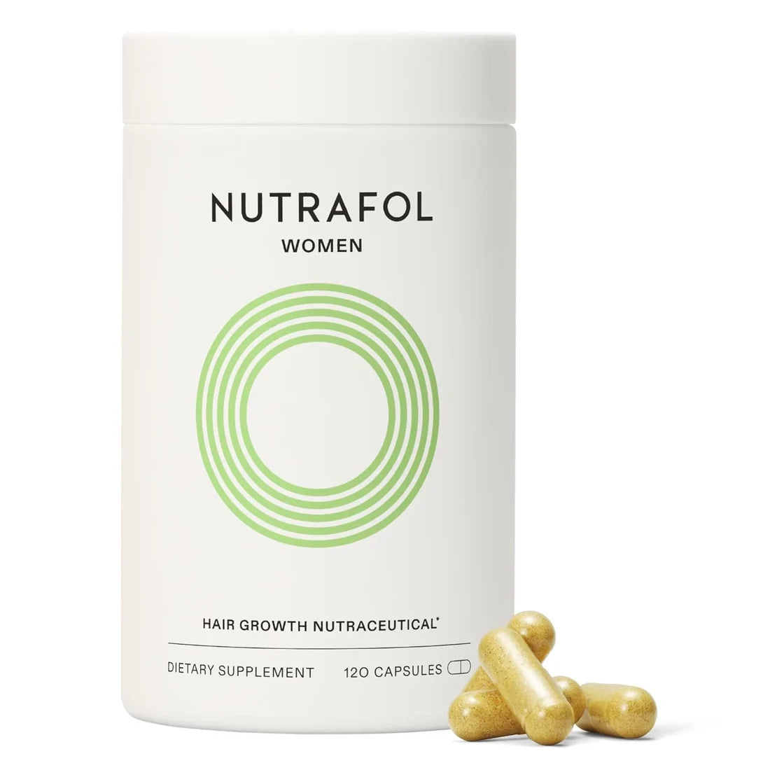Nutrafol Women’s Hair Growth Supplements - Ages 18-44 - Clinically Proven for Visibly Thicker Hair