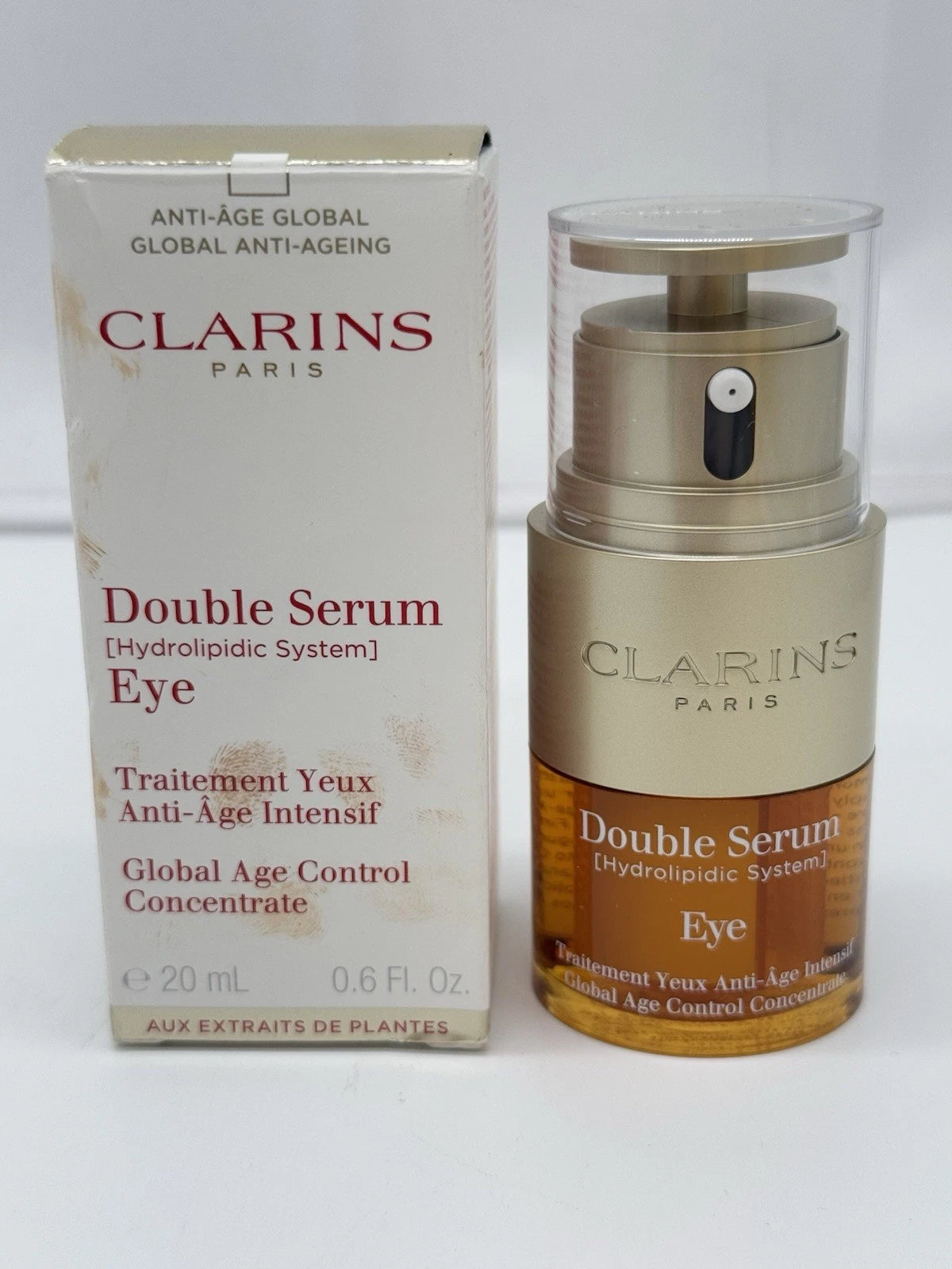 Clarins Double Serum Eye Global Age Control Concentrate - 20ml / 0.6 Fl. Oz.