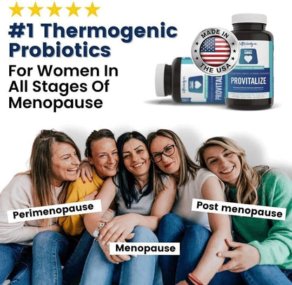 Provitalize | 100% Natural Probiotic & Menopause Supplement for Women – 60 DRcaps™